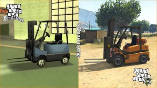 GTA San Andreas vs GTA 5 (Forklift Comparison)