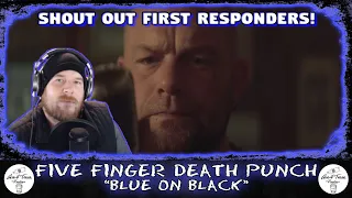 Five Finger Death Punch - Blue on Black | RAPPER REACTION!