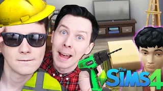 DREAM TEEN BEDROOM MAKEOVER - Dan and Phil Play: Sims 4 #53