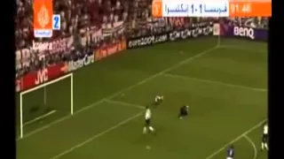 زيدان يقلب الطاوله على الانجليز خلال 4 دقائق   يورو 2004