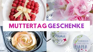 DIY MUTTERTAGS GESCHENKE 🎁 4 Ideen zum Muttertag 2021 | selber basteln und backen | TRYTRYTRY