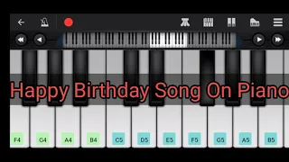 Happy Birthday | Mobile Piano Tutorial | Easy and Simple | Perfect Piano App