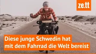 Diese junge Schwedin hat mit dem Fahrrad die Welt bereist