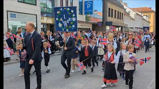 17 mai 2024 Skoletoget i Kristiansand | Barnetoget | 17th May 2024 - Norway Constitution Day