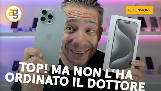 RECENSIONE IPHONE 15 pro max FANTASTICO per i PRO!