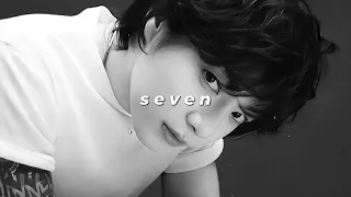 jungkook & latto - seven (clean ver.) (slowed + reverb)