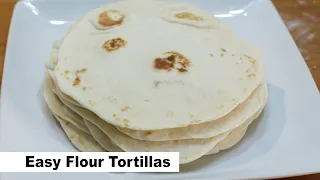 How to Make Flour Tortillas | Easy Soft Homemade Flour Tortilla Recipe Short version