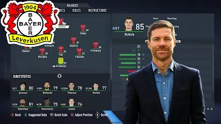 FIFA23-HOW TO PLAY LIKE XABI ALONSO BAYERN LEVERKUSEN 2022-2023 FORMATION TACTICS AND INSTRUCTIONS