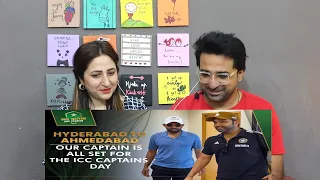 Pak Reacts to Hyderabad ✈️ Ahmedabad | Pakistan Captain is All Set For The ICC Captains Day | PCB