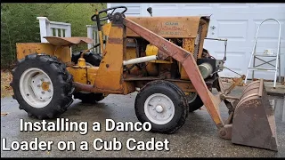 Installing a RD-300 Danco Loader on a 1962 Cub Cadet