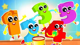 Five Little Babies Jumping On The Bed, Counting Song + More Nursery Rhymes for kids