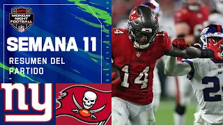 New York Giants vs Tampa Bay Buccaneers | Semana 11 2021 NFL Game Highlights