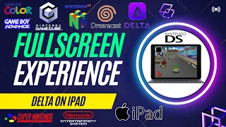 How to make Delta FULLSCREEN on iPad