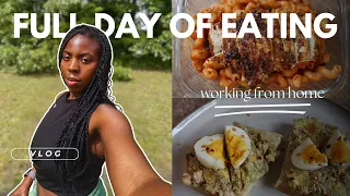 Corporate girly full day of eating | working from home