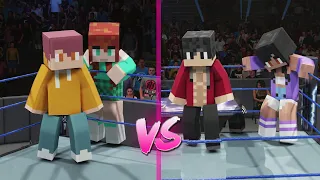 Aphmau & Aaron vs Kim & Noi