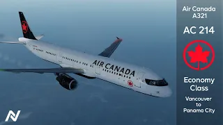 ROBLOX | Air Canada A321 Flight | Vancouver - Panama City