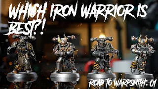 Learning to Paint IRON WARRIORS - Road to Warpsmith part 1 - Pile of Shame