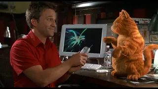 Garfield The Movie (2004) Odie TV Happy Chapman scene