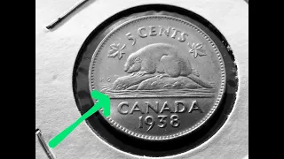 **OJO SÍ LA ENCUENTRAS!! 💵💵☝️ MUY VALIOSA MONEDA DE CANADA 5 CENTAVOS 🕵️🕵️