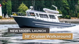 EagleCraft New Model - 38' Cruiser Walkaround | Custom Boat Builder