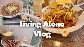 Living Alone in Philippines:Slow Holiday Morning/Cook with me/Silent Vlog🍀👩‍🍳🏡