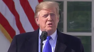 President Trump holds news conference ahead of declaring a national emergency at the border