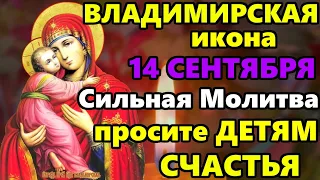 Самая СИЛЬНАЯ МОЛИТВА Владимирской Иконе Божией Матери в праздник Иконы 14 сентября! Православие