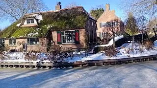 Giethoorn Netherland winter 2021