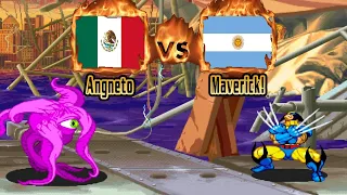 Marvel Super Heroes - Angneto (MEX) VS (ARG) Maverick! [msh] [Fightcade] マーベルスーパーヒーローズ