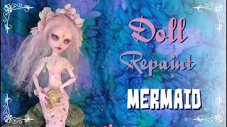 Mermaid Selena Mermay Collab Doll Custom by Susika