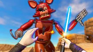 CHOPPING Up Foxy from FNAF - Blade and Sorcery VR Mods (U10)