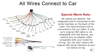 Ankeway car radio wiring diagram