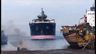The Art of Running Ships Aground for Scrapping