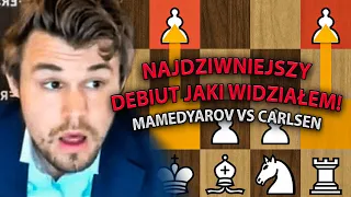 NAJDZIWNIEJSZY debiut jaki widziałem w życiu! | Mamedyarov - Carlsen