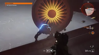 Death by airplane turbine in Wolfenstein Youngblood