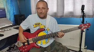 Iron Maiden - Running Free bass cover/play through