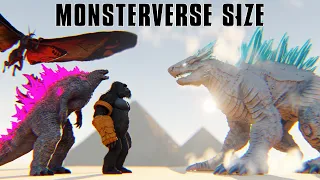 Godzilla x Kong The New Empire 3D Size Comparison