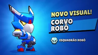 Comprei a Skin do Corvo Robô! (Brawl Stars)