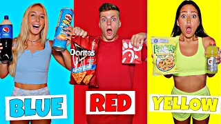 EATING ONLY ONE COLOR FOOD FOR 24 HOURS!