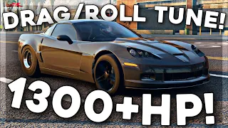 *UPDATED* 1300+HP REALISTIC C6 CORVETTE ROLL/DRAG TUNE! | CarX Drift Racing Online