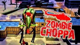 Nie pozwól zombie wsiąść do helikoptera!!  - Zombie Choppa Gameplay 🎮📱