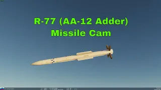 DCS World R-77 (AA-12 Adder) Missile Cam