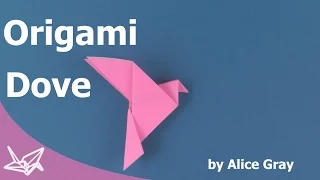Origami peace dove