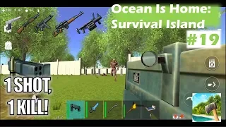 WEAPONS, ROCKET AND GRENADE LAUNCHER, TURRETS! | Ocean Is Home: Survival Island Part 19