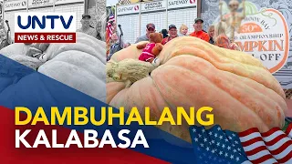 Kalabasa na may bigat na 1,246.9 kilograms, itinanghal na world’s largest pumpkin