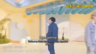 NTV THE MUSIC DAY (BTS DYNAMITE)