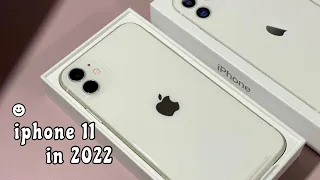 iphone 11 in 2022: unboxing, what’s on my phone, comparing to iphone 7+ (late upload 2023)  *:･ﾟ✧