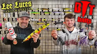 VIRTUAL Musky Show With LEE LURES & BIT BAITS - See All The Colors!!