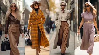 Elegant Ralph Lauren style: inspiration for women of any age. Street Fashion.