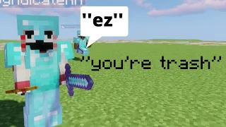 this is the most TOXIC minecraft player